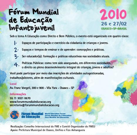 Fórum Mundial de Educação Infantojuvenil