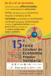 15ª Feira Estadual de Economia Solidária – RS