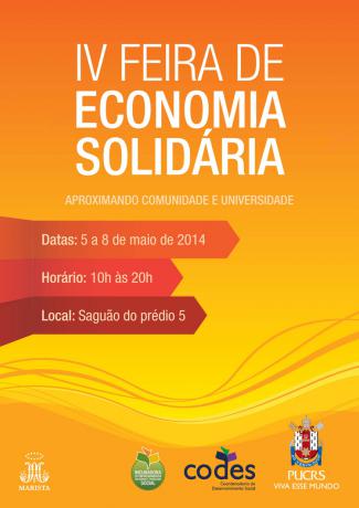 IV Feira de Economia Solidária em Porto Alegre