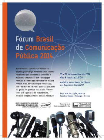 Fórum Brasil de Comunicação Pública, 13 e 14 de novembro